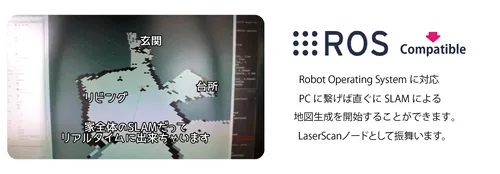 おうちLiDAR ROS接続